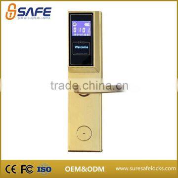 2016 The newest wireless LCD displayed hotel lock system