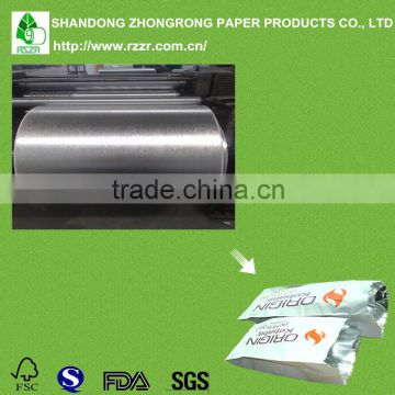 Aluminum foil coated kraft paper for food wrapping
