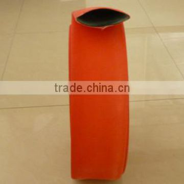 red color polyester filament hose used for mining industry