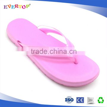 Bright color wedding flip flops platform flip flops slippers for women and girls pink shoes