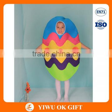 Wholesale Kids Easter Colorful Egg Feature Costume