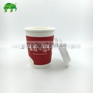 SGS QS printed single wall coffee 16oz paper cup single wall paper cup for hot drink