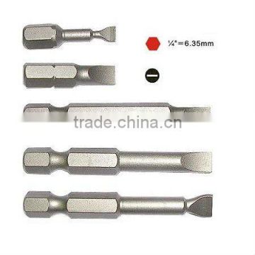 S2 Screwdriver Bits, Forged Insert Bit, SLOTTED