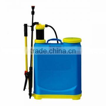 sprayer agriculture with blue color and PP tank