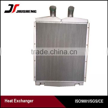 brazed air-cooled aluminum plate bar E324D excavator hydraulic oil cooler in stock for aftermarkets replacements