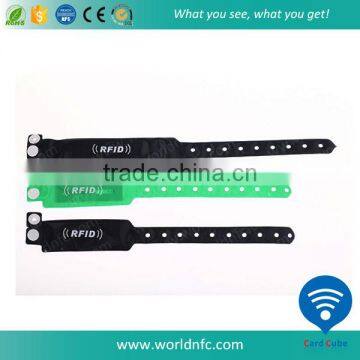 Disposable RFID PVC/ Vinyl Wristband for Party or Event