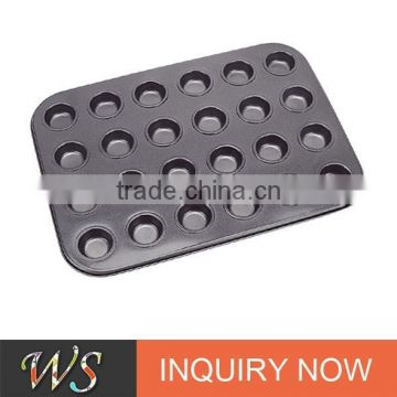 24 Cups Non-stick Carbon Steel Mini Muffin Pan