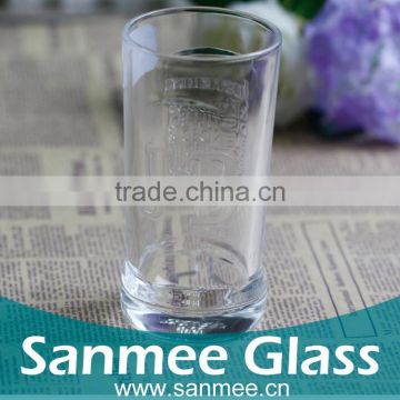 Machine Pressed Embossed Logo Brand Customized Gift Glasses
