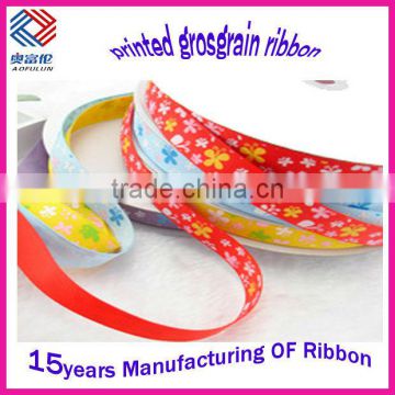 Printed Grosgrain Ribbon for Mother's Day