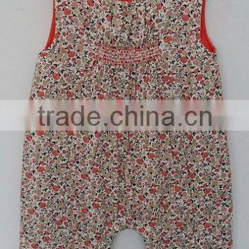 baby girl flower romper for Autumn