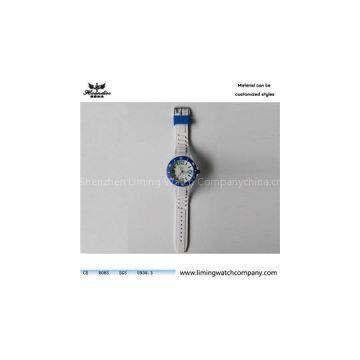 5ATM Waterproof High Quality Women Watch Japan Movement Watch Interchange Strap Client Logo Custom Printed Logo Silicone