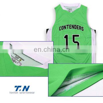 wholesale sublimation custom sleevesless branded basketball design