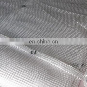 Clear valance polyethylene tarps