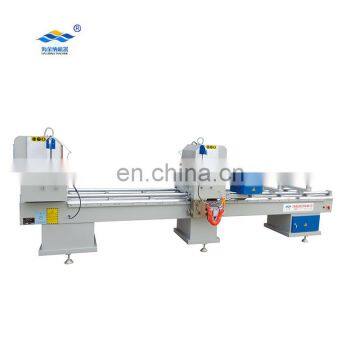 Double head cutting machine for PVC profile