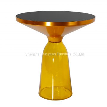 Classic Sebastian herkner bell coffee table with opional color bass