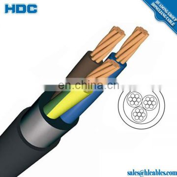 France best selling U1000R02V pvc Sheath cable 4G 1.5mm2 2.5mm2 4mm2 6mm2 25mm2 35mm2 240mm2 300mm2 Copper conductor 90 cable