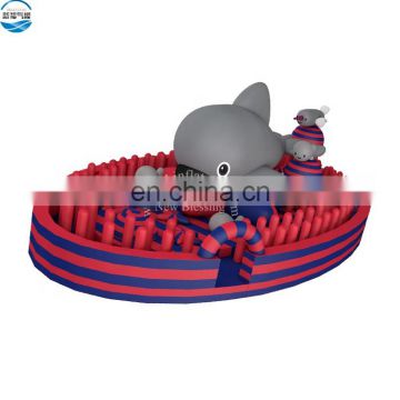custom inflatable whale art zoo gallery air bouncer trampoline for kids