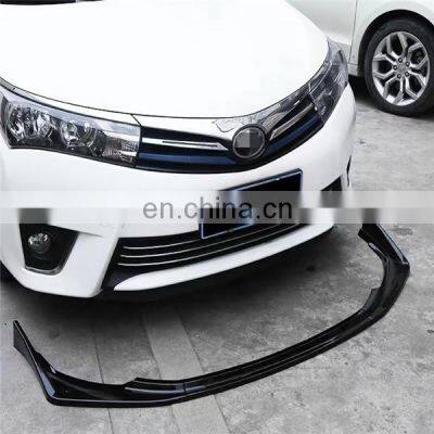 auto parts  ABS  plastic  front  lip spoiler    head  bumper kits   for    Corolla   2014-2018