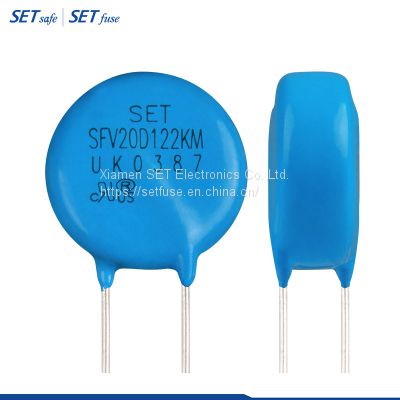 Sfv 20d M Series Zinc Oxide MOV Metal Oxide Varistor with RoHS & Reach Compliant Replace Littelfuse Epcos Bourns Panasonic Vishay
