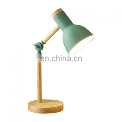 Modern Style With Wood Base Table Lamp Portable Table Lamp For Home Living Room