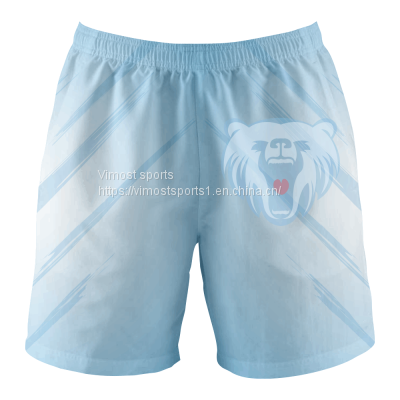 2022 New Style Custom Light Blue Shorts Design for Young People