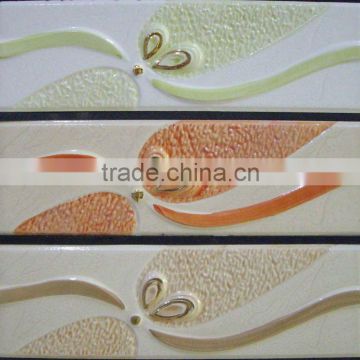 Embossing Listello Tiles with golds