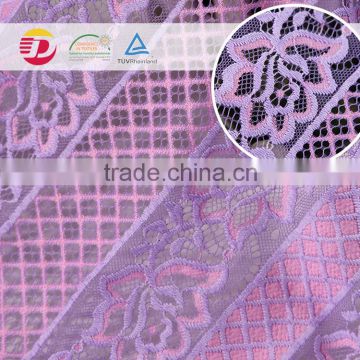 fall plate polyamide cotton rigid embroidery free sample lace fabric