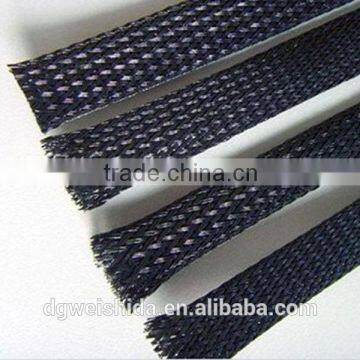 Plastic nylon braided sleeve for wire decoration