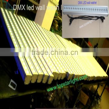 Professional Led Outdoor Lighting DMX512 24*3W tri color 3-in-one ip65 high power led wall washer