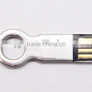 Promotional Metal Key Shape USB with Logo Printing