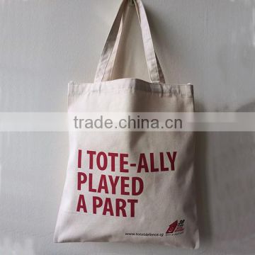 Factory price hot selling custom printed canvas tote bags