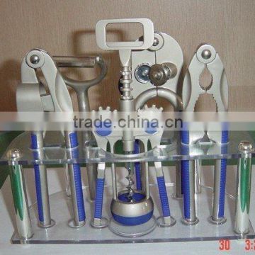 Deluxe zinc-alloy kitchen gadget set