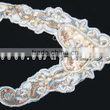 New Style jacquard lace motif for dress