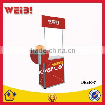 Portable Pop Up Round Retail Display Table