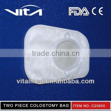 Hot Sale EVOH Material Two Piece Free Colostomy Bags C20650 With CE/FDA/ISO13485 Certicate