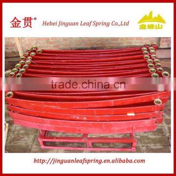 vehicle auto parts red color ear truck leaf spring assembly