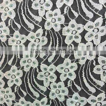 hot guipure lace fabric with 90%nylon 10%spandex TH-QCB