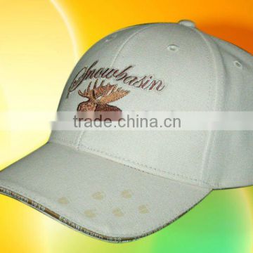 beige cotton baseball cap for promotional