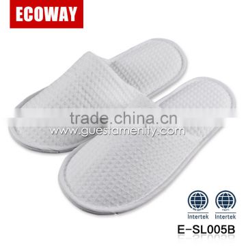 waffle indoor hotel slipper for men single-use house guest slippers