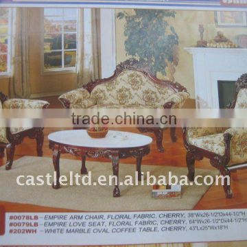 Hand Carved One seat Sofa&Hand Carved Settee/sofa