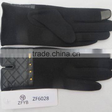 ZF6028 Polyester fleece glove and neck warmer set novelty items polar fleece gloves with touch screen