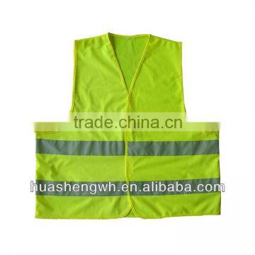 fluorscent dye mesh fabric to safety jacket hi vis vest for workwear