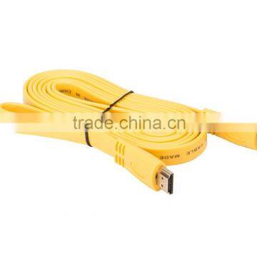 1.5M 1.4V colorful flat Male to Male HDMI cable support 4k*2K 1080p 3D                        
                                                Quality Choice