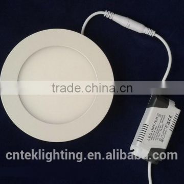 Historical Best 24W 1800 Lumens constant Driver 3 year warranty round LED Panel Light 10USD/PCS China LED Panel light