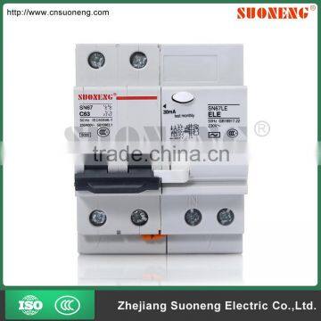 Suoneng 2 pole earth leakage circuit breaker