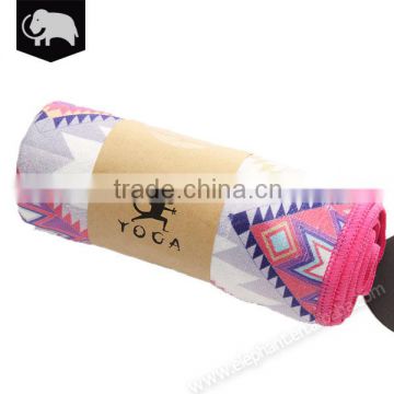 With logo high absorbent fast dry color printing gym towel