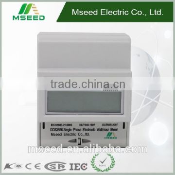 M100SCR LCD RS485 Single Phase Electronic* Din-Rail Active Energy Meter Power Meter