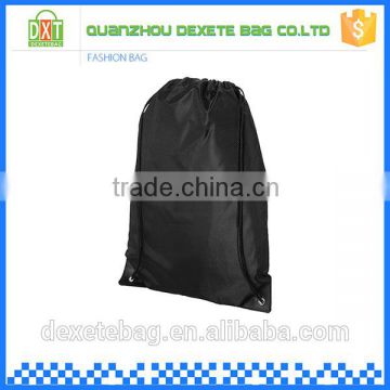 Good quality polyester black muslin drawstring bags wholesale