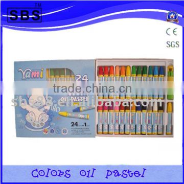 24 color oil pastel wholesale stationery for kids