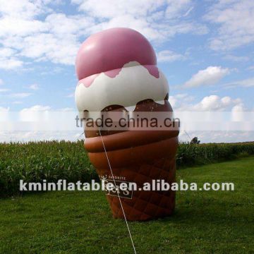 Inflatable ice cream cup cone